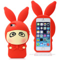 3D Cute Soft Silicone Phone Case for Apple iPhone 5